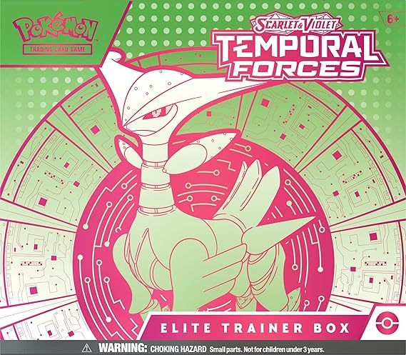 Scarlet & Violet Temporal Forces Elite Trainer Box  Walking Wake