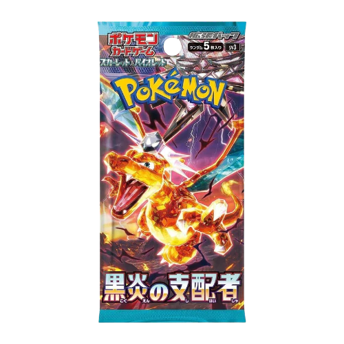 Pokemon Ruler Of The Black Flame x4 Japanese Booster Pack